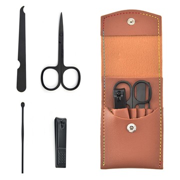 1745 優質不鏽鋼修容組 旅行攜帶式多功能修甲組 指甲剪銼刀耳扒修容工具 修容組