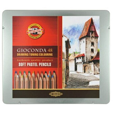 捷克製KOH-I-NOOR 48C 專家級粉彩色鉛筆 *8828048【領券滿額再折千12/31止】