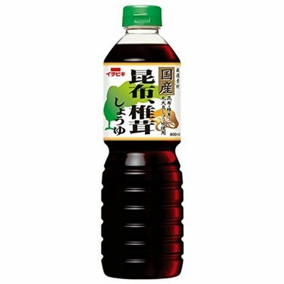 イチビキ 昆布 椎茸しょうゆ 800ml