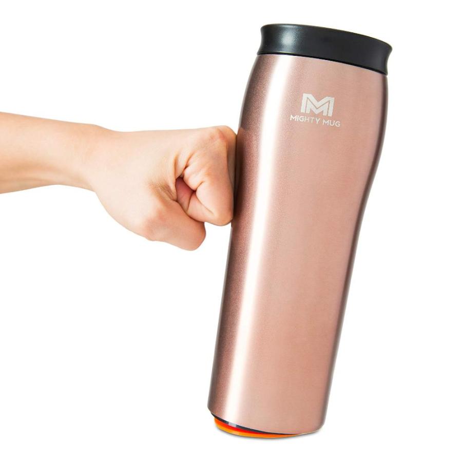 Mighty Mug Stainless Steel Travel Mug, Spill-Free Tumbler, Leak Proof Lid,