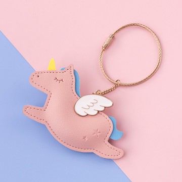 創意鋼絲繩圈鑰匙扣掛件個性汽車鏈可愛男女情侶一對簡約包包掛飾