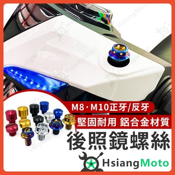 【翔好機車】後照鏡螺絲 鏡座螺絲 端子鏡 M10 M8 後照鏡 螺絲塞 GOGORO2 DRG VJR 雷霆S KRV