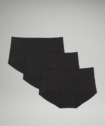 InvisiWear Mid-Rise Boyshort Underwear 3 Pack Size Medium