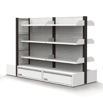 【天鋼】多功能展示架系列 白色 經典組合