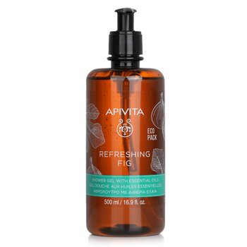 Apivita 艾蜜塔 無花果精油沐浴露- Ecopack 500ml/16.9oz-沐浴及泡泡浴