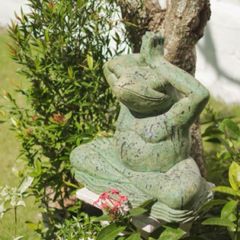 カエルの置物 フロッグ かえる 蛙 置物 オブジェ ヨガ ポーズ 祈る アジアン モダン おしゃれ 通販 Lineポイント最大10 0 Get Lineショッピング