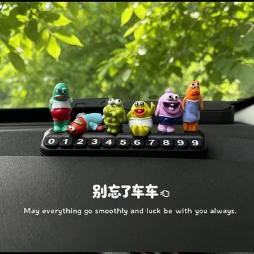 現貨🏆隔日到貨 海綿寶寶比奇堡居民醜魚擺件 車內裝飾公仔 車尾公仔 汽車裝飾 桌面擺件 海綿寶寶周邊 路人魚 迷因公仔