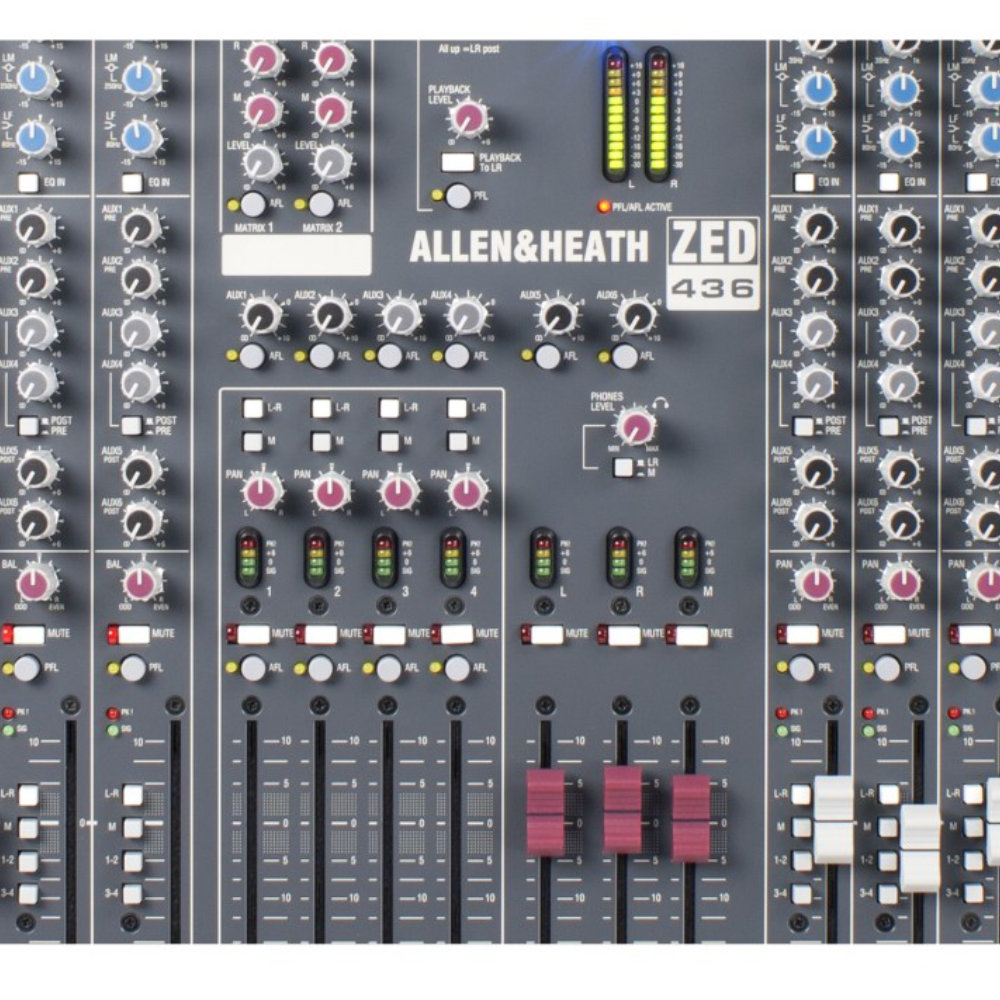 Allen  Heath アナログミキサー ZED436