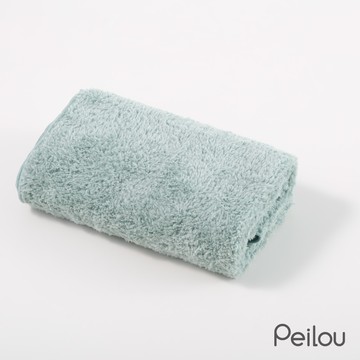 貝柔 Peilou - 超強十倍吸水超細纖維抗菌大毛巾/枕巾-湖水綠 (50x90cm)