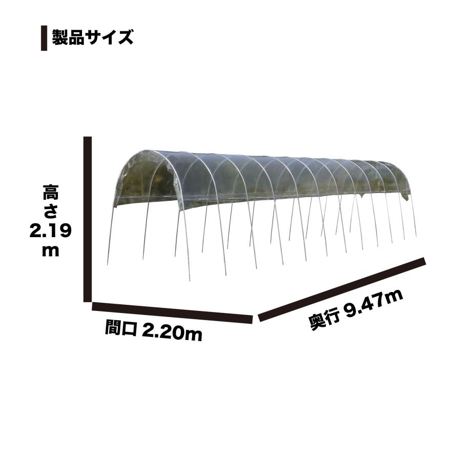 南栄工業　雨よけハウス  2畝用　AM2294　AM2294型　 A-29　A-29型 