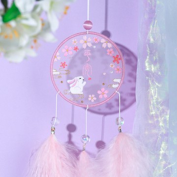 特價💡刺繡diy手工自繡材料包 情侶平安符平安福車掛件 初學者繡品送男友刺畵 鈎針 刺繡材料包 刺繡畵 戳戳繡 9SJK