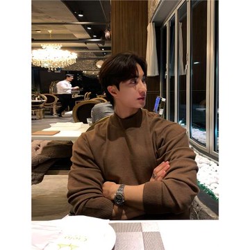 長袖半高領針織衫男春秋韓版高級感復古美拉德內搭毛衣打底衫線衣