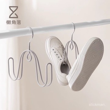 🔥臺灣出貨🔥【36.6萬人收藏該品牌】懶角落晾鞋架陽臺曬鞋架子窗戶室外簡易家用多功能瀝水小型掛鞋鈎