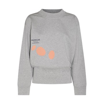 Moncler Genius Salehe Bembury - Grey Cotton Fleece Sweatshirt