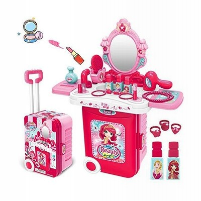 Corper Toys おままごと お化粧おもちゃ ドレッサーおもちゃ 3in1 スーツケース形 姫系 メイクおもちゃ お化粧セット お化粧ごっこ遊び 女の子 メイクアップ コ 通販 Lineポイント最大get Lineショッピング