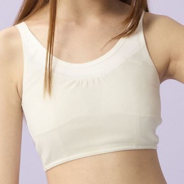 嬪婷-冰牛奶纖維 學生S-LL第一階套穿式短背心(泡泡粉) BB1085LP