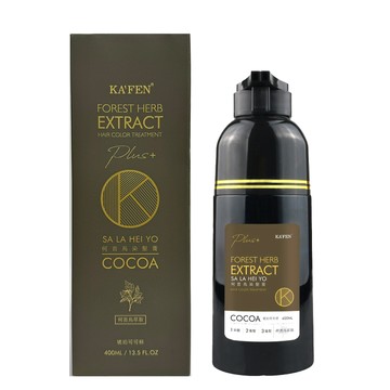 KAFEN何首烏染髮膏Plus400ml_可可棕