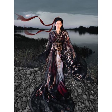 2023國風大典走秀款異志閣【羲和】原創漢服改良戰國袍男女款重工