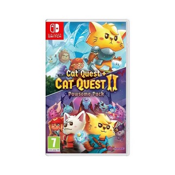 任天堂全新/二手Switch NS 遊戲片  貓咪斗惡龍1+2合集 Cat Quest  繁體中文