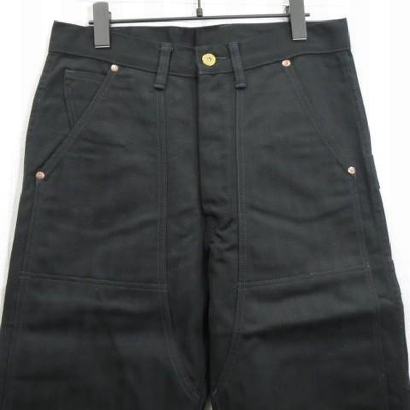 未使用 JOE McCOY ジョーマッコイ ペインターパンツ 8HU BLACK