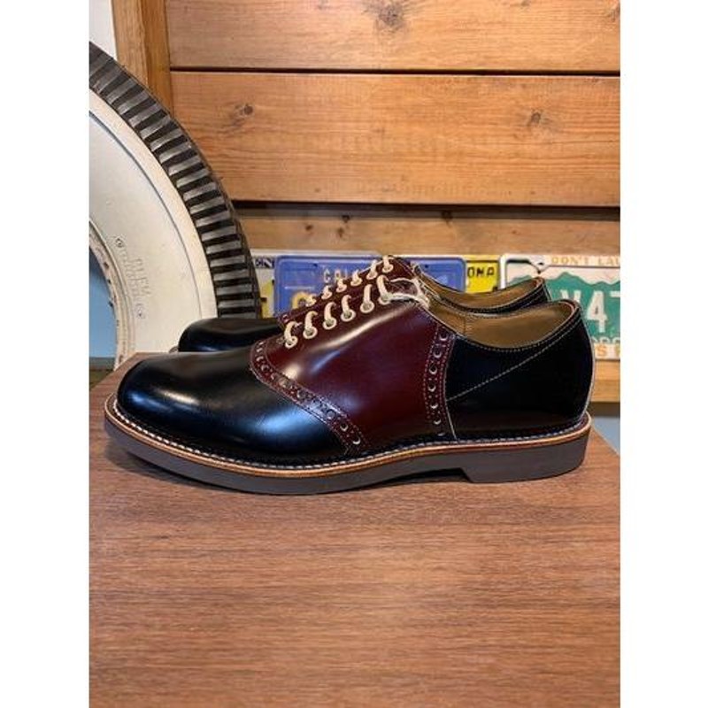 R.J.B アールジェイビー その他靴 SADDLE SHOES サドル ビジネス シューズ ホワイト系 ブラック系 7.5