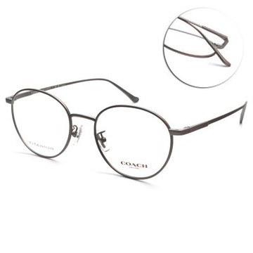 COACH 鈦金屬 圓框光學眼鏡/霧槍#HC5190TD 9004