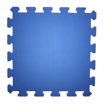 素色安全地墊30x30x1cm 6入-寶石藍