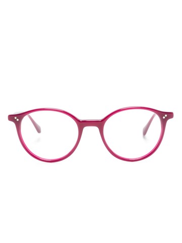 GIGI STUDIOS - Brooks round-frame glasses - unisex - Acetate - 49 - Pink