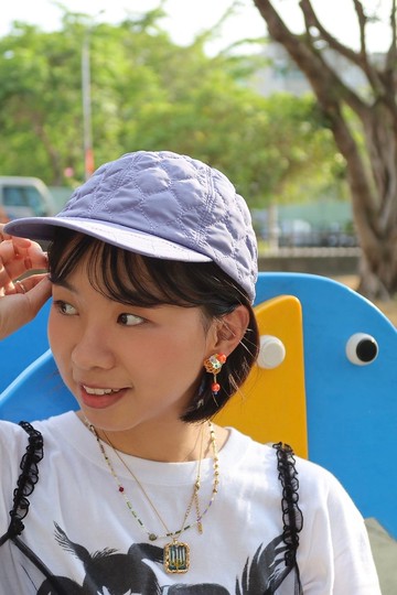 庫洛魔法棒 亮橘 耳環/耳針/耳夾/夾式/耳飾