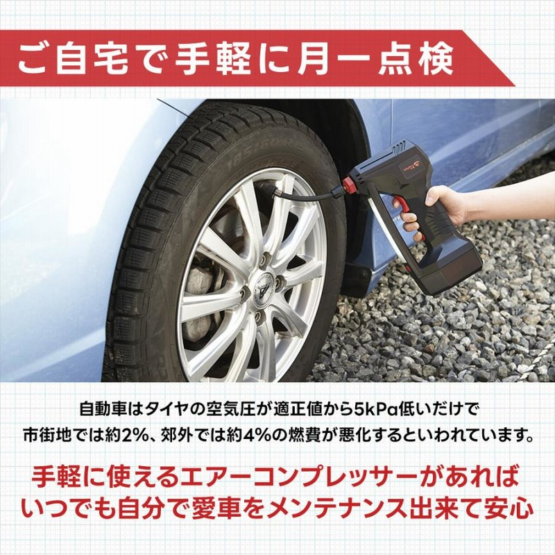 コードレス タイヤ インフレーター　空気入れ　空気圧　自動車 自転車 ボール ファミラ コードレス 空気入れ 電動 エアーコンプレッサー 小型