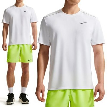 Nike As M NK DF UV MILER SS 短袖 男款 白色 上衣 訓練 慢跑 IF2083-100
