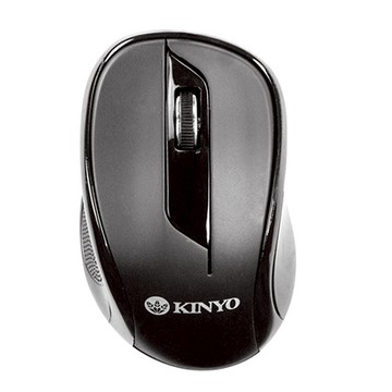 Kinyo 藍光USB光學滑鼠 106 x 65 x 40mm 線長144cm 78g  LKM-788  黑色