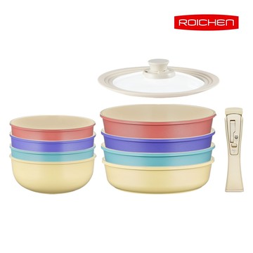 【韓國Roichen】可拆把手 陶瓷不沾鍋 | IH爐 全火源適用 輕量鍋 | 官方旗艦店