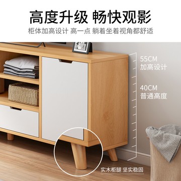 簡易電視柜高柜現代簡約小戶型北歐加高款客廳臥室電視機組合墻柜