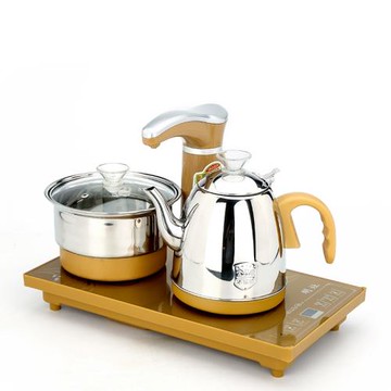 自動上水燒水壺電熱茶爐四合一功夫茶具套裝茶臺茶盤茶道零配件