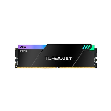 AGI UD858 DDR5 6400 32GB(16GBx2) TURBOJET RGB 桌上型超頻記憶體 CL32 黑色
