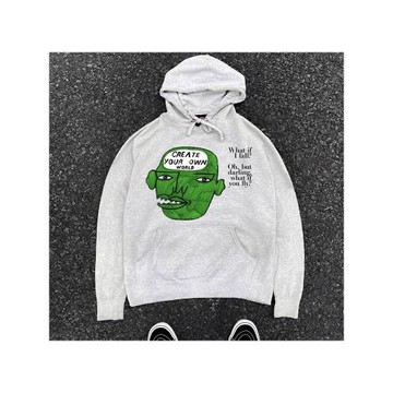 王有病工作室處理特價！平價好物美式秋冬新款設計感連帽衛衣男女