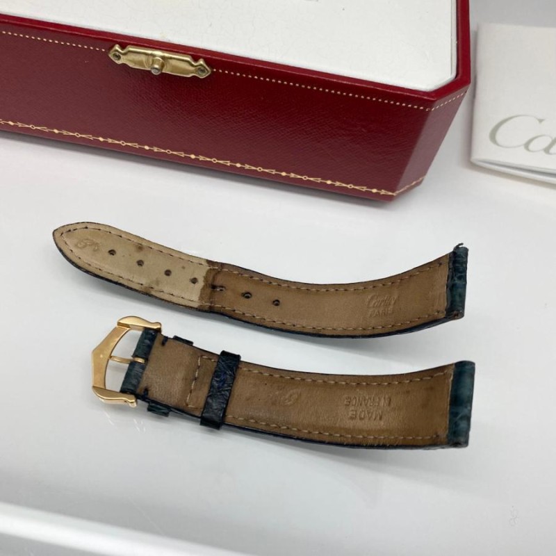 Cartier カルティエ タンクアメリカン LM ムーンフェイス K18 金