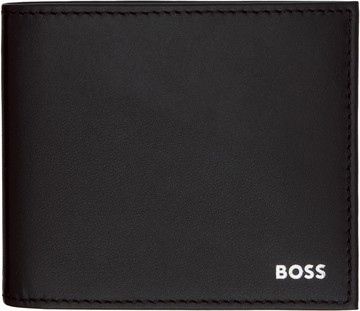 BOSS 黑色 Logo Lettering 钱包