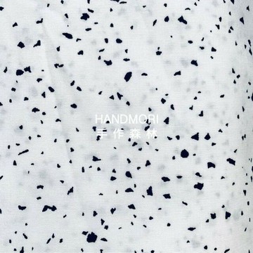 手作森林 美國設計師 美國棉布A0737 白底黑色碎片點綴 棉布