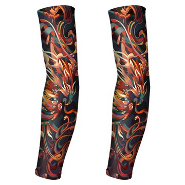 冰絲防曬刺青均碼袖套  風舞九州