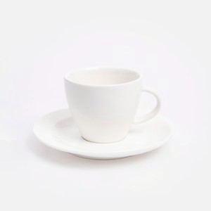 克萊歐強化瓷杯碟組80mL 弦月白