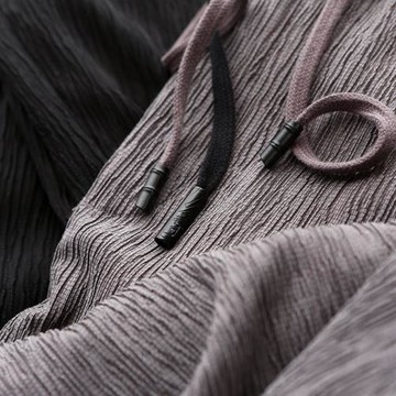 不一樣的新國風！外貿男裝工廠剪標尾貨上衣褲子休閑風男立領短袖