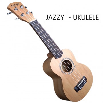 Ukulele 台灣JAZZY 23吋 專利赤楊木 送調音器+全配吉他音箱木製作 初學小吉他 UKULEE
