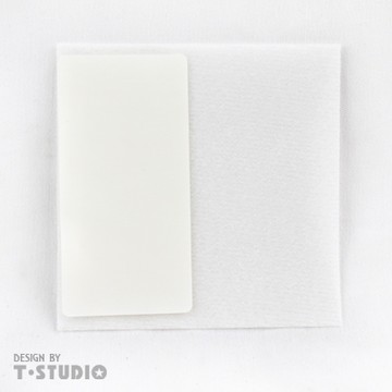 【T-STUDIO】 薄型靜音粘貼補充包(白)