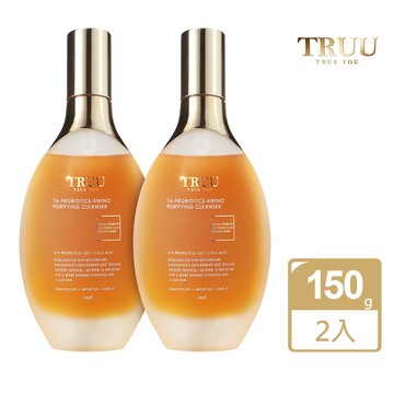 【TRUU 童】76酵母胺基酸淨膚潔顏露 150g x 2入