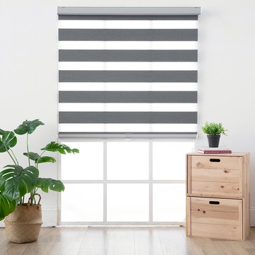 特力屋 無拉繩遮光調光簾 深灰 90x185cm