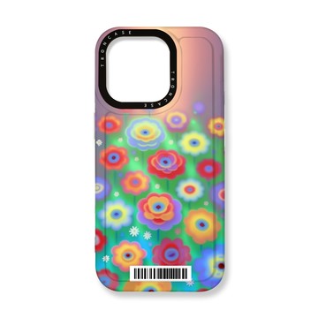 iPhone 16 Pro 殼 TRON IPhone 16 Pro 炫彩花朵  載具 MAGSAFE 磁吸 太空殼 透白款 手機殼