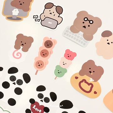 Chanibear 塊狀貼紙 ver.2