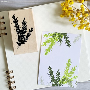 楓木印章-三枝草剪影 DT-0975